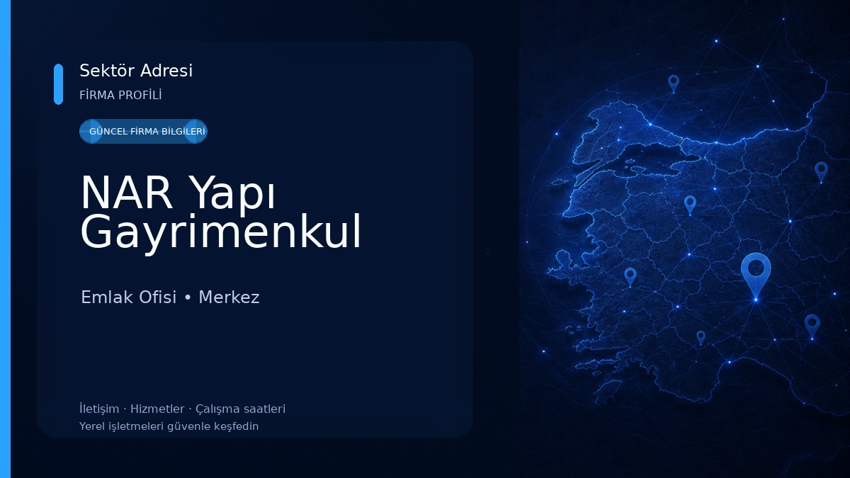 NAR Yapı Gayrimenkul Emlak Ofisi