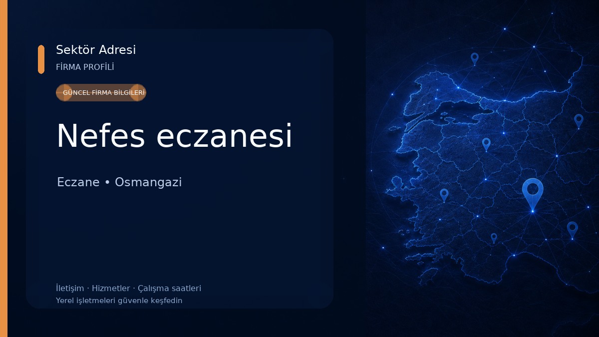 Nefes eczanesi Eczane