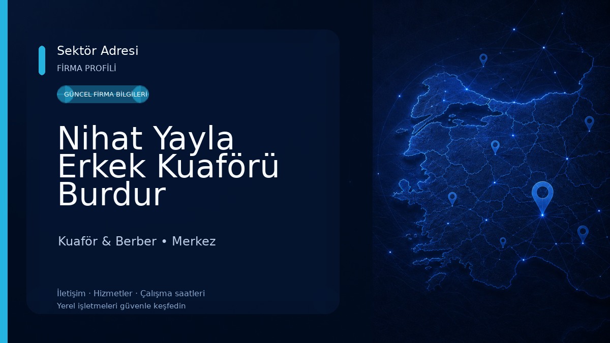 Nihat Yayla Erkek Kuaförü Burdur Kuaför & Berber