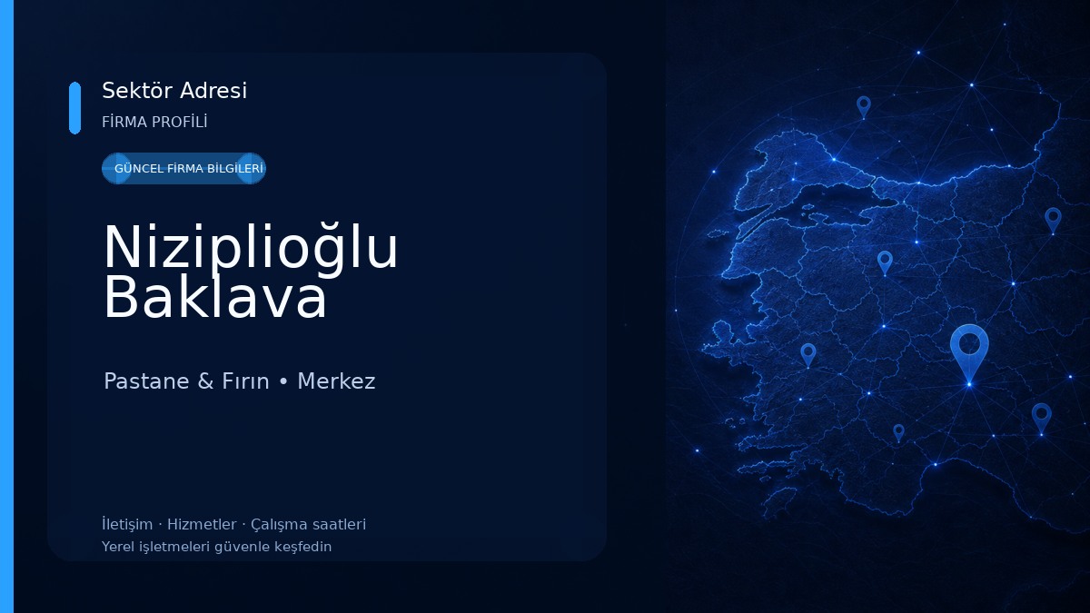Niziplioğlu Baklava Pastane & Fırın