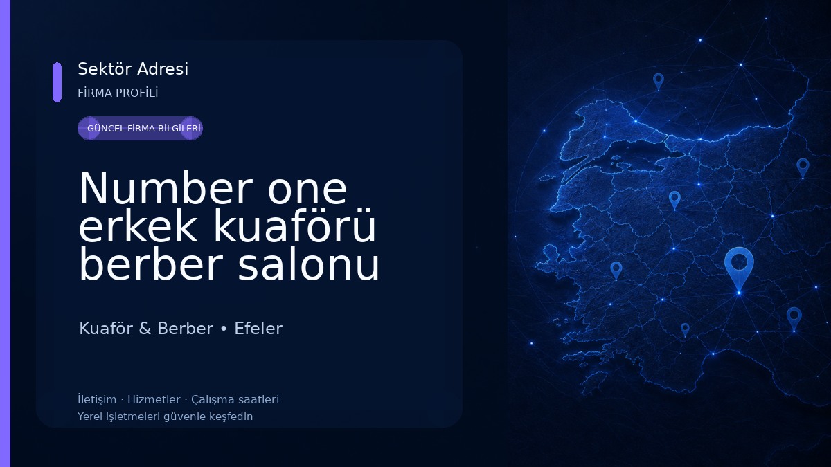 Number one erkek kuaförü berber salonu Kuaför & Berber