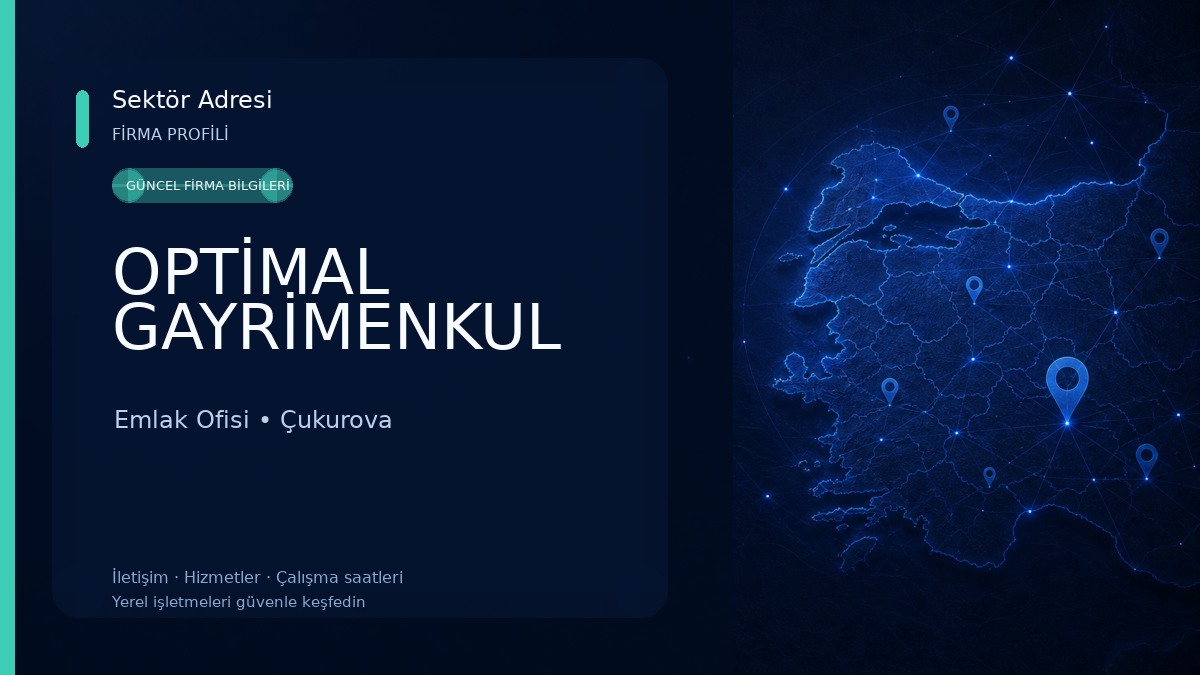 OPTİMAL GAYRİMENKUL Emlak Ofisi