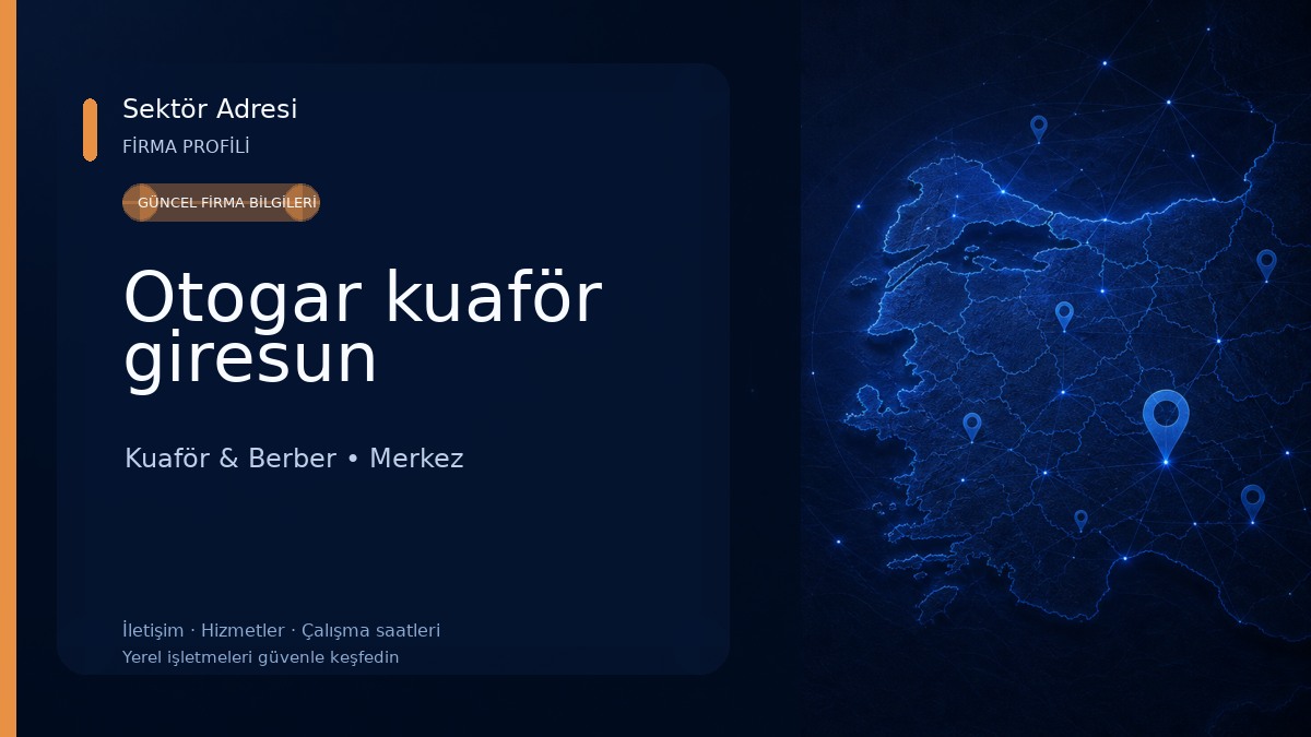 Otogar kuaför giresun Kuaför & Berber