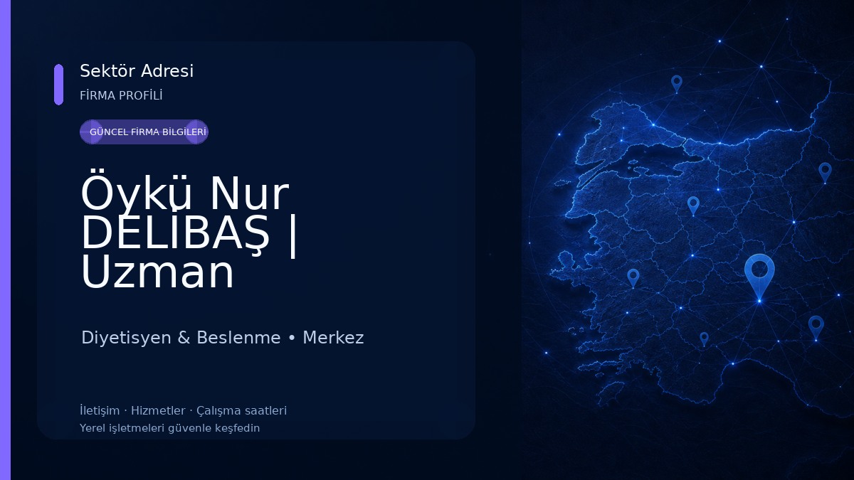 Öykü Nur DELİBAŞ | Uzman Diyetisyen Diyetisyen & Beslenme