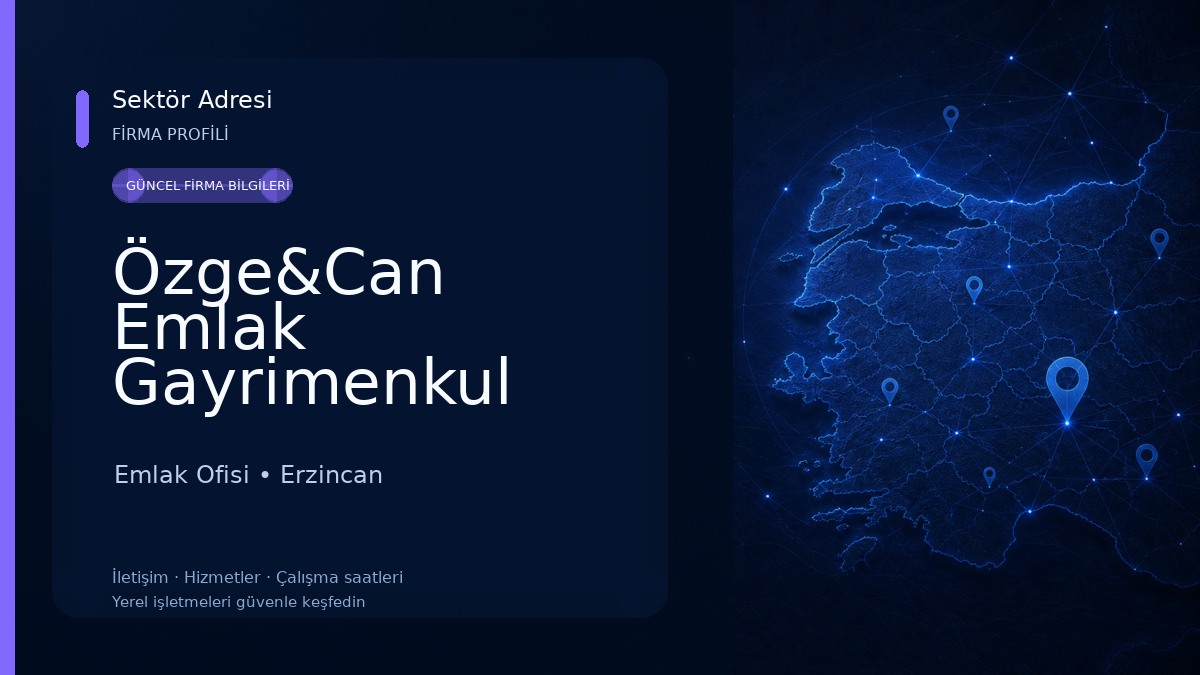 Özge&Can Emlak Gayrimenkul Danışmanlığı Emlak Ofisi