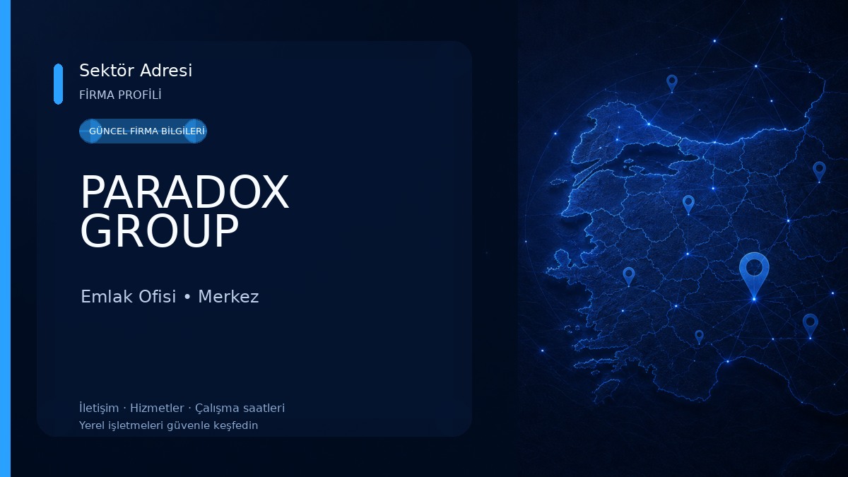 PARADOX GROUP Emlak Ofisi