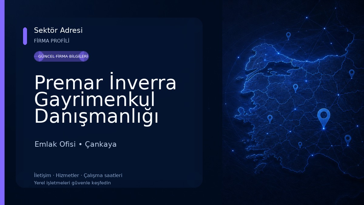 Premar İnverra Gayrimenkul Danışmanlığı (Bünyamin Güler) Emlak Ofisi