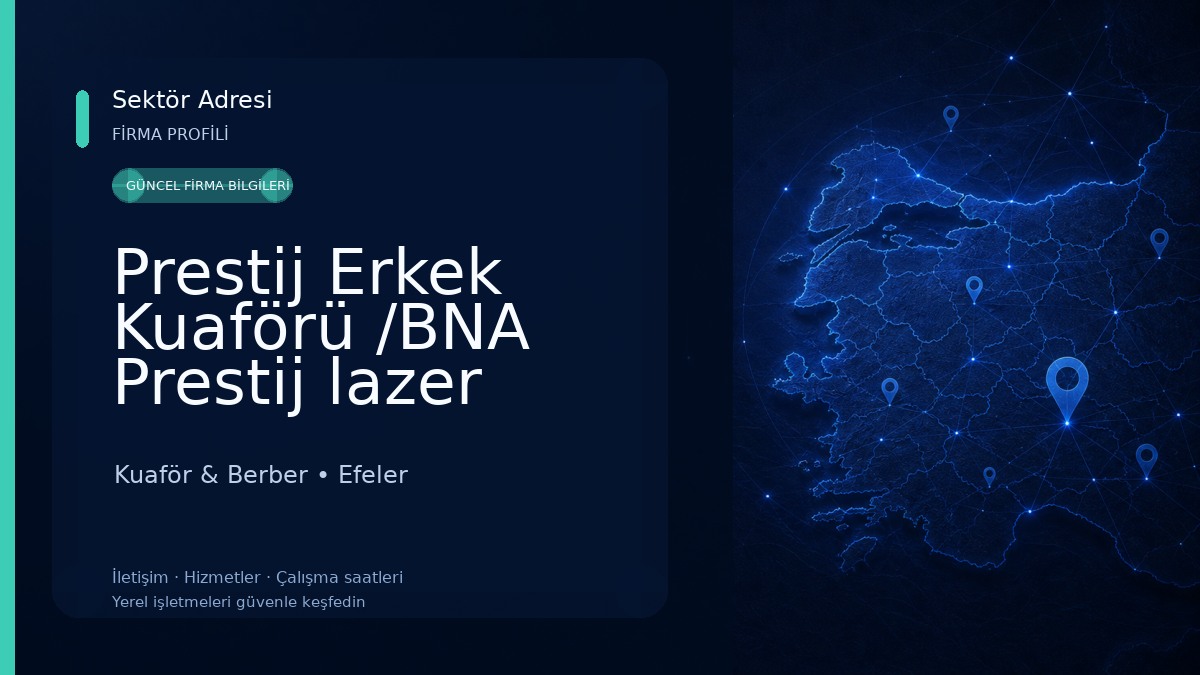 Prestij Erkek Kuaförü /BNA Prestij lazer epilasyon Kuaför & Berber
