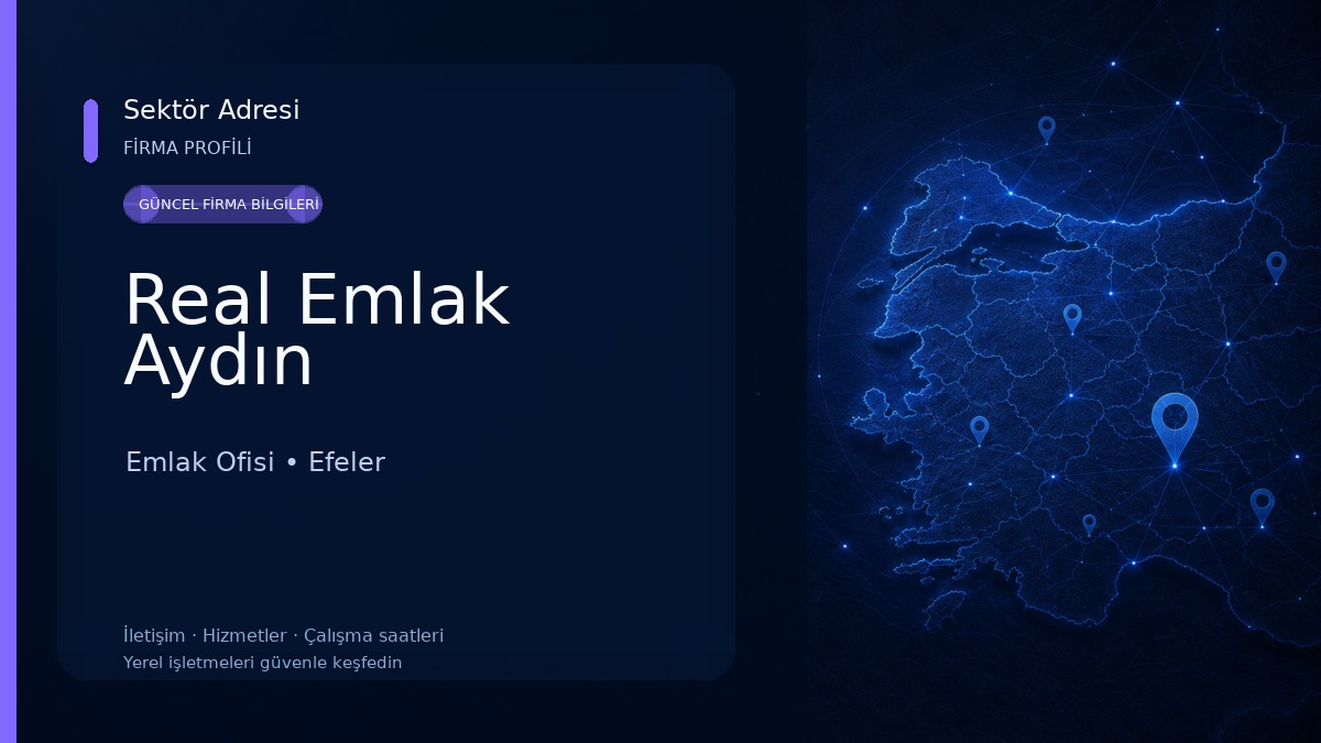 Real Emlak Aydın Emlak Ofisi