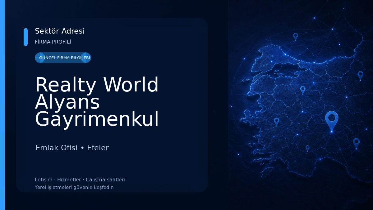 Realty World Alyans Gayrimenkul Emlak Ofisi