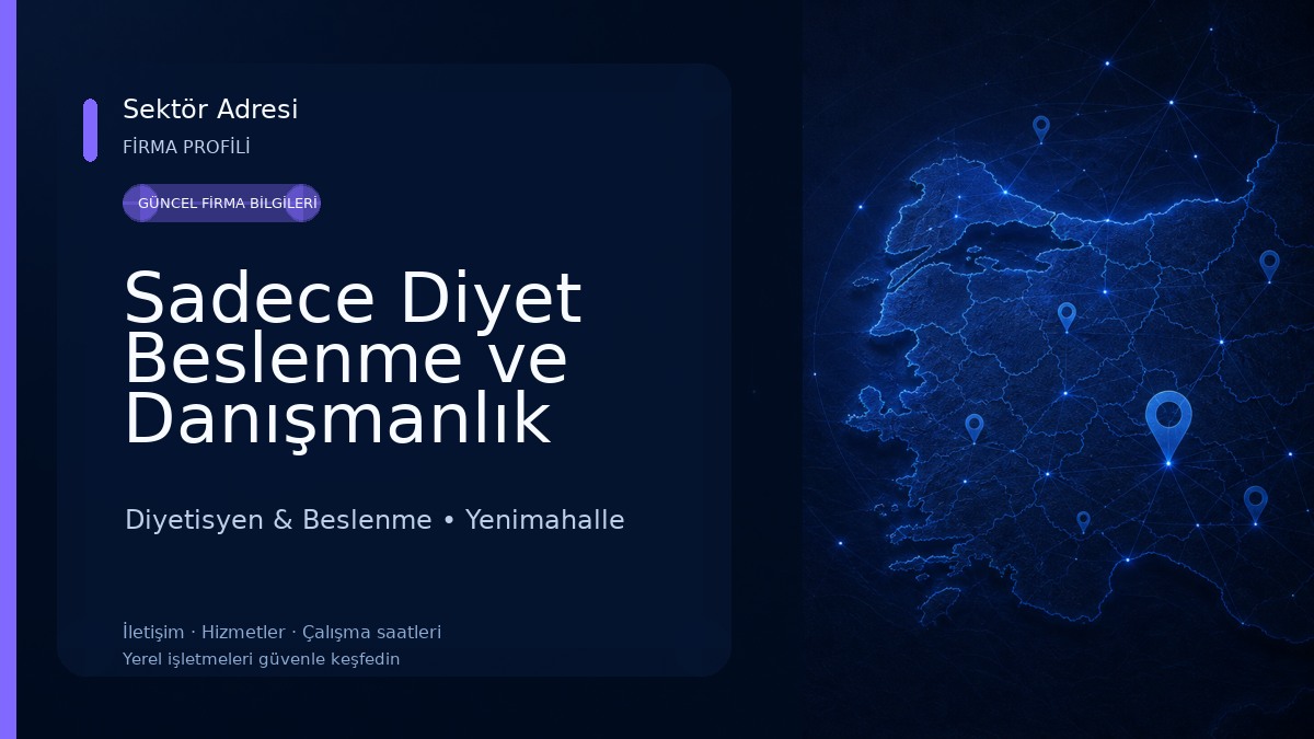 Sadece Diyet Beslenme ve Danışmanlık Merkezi / Diyetisyen Sinem Satıcı Diyetisyen & Beslenme