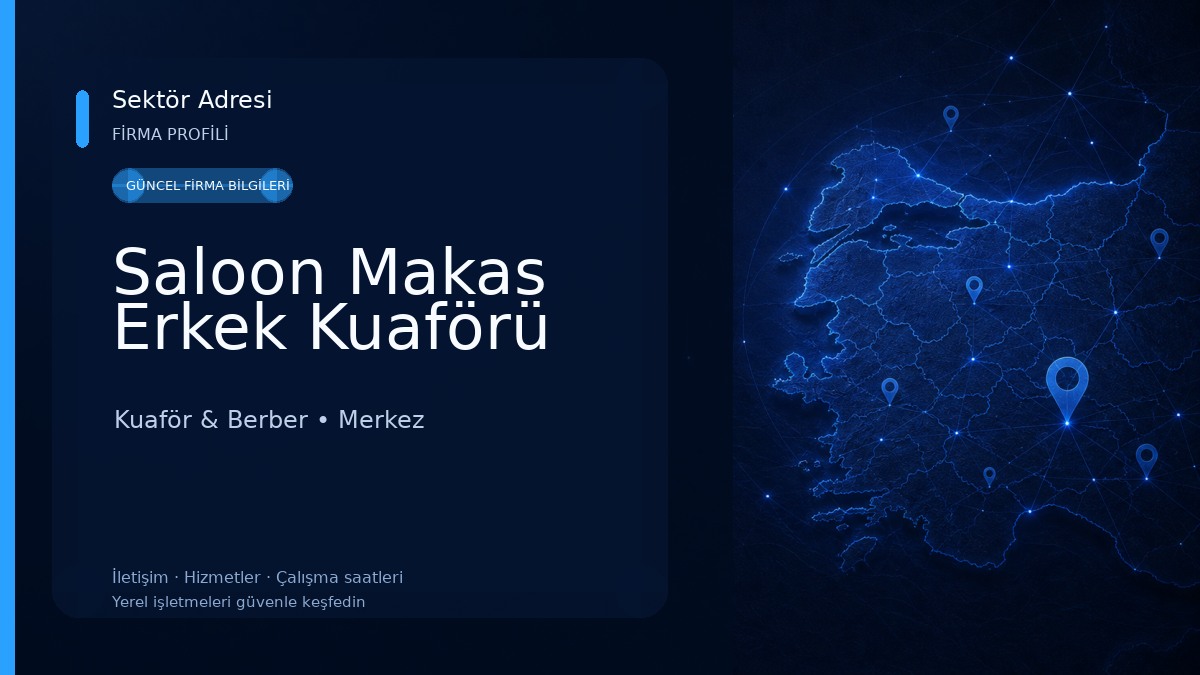 Saloon Makas Erkek Kuaförü 