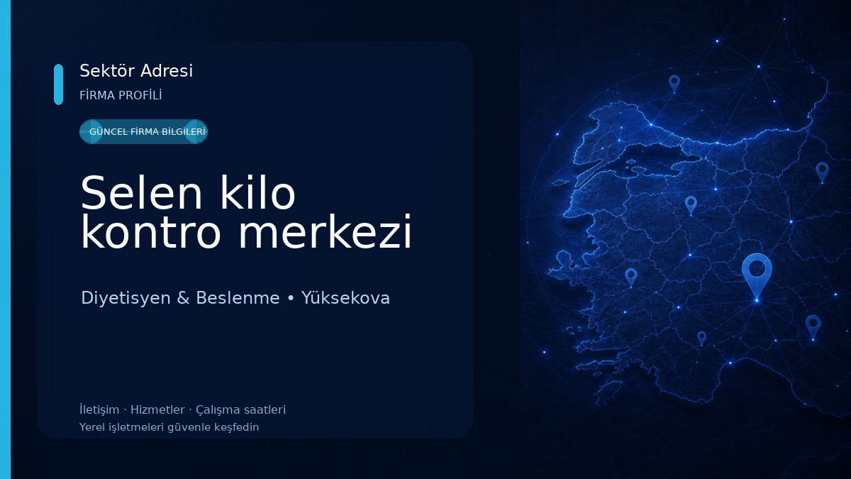 Selen kilo kontro merkezi 