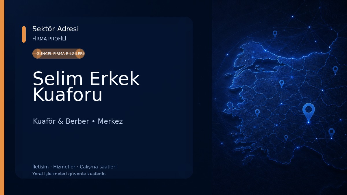Selim Erkek Kuaforu Kuaför & Berber