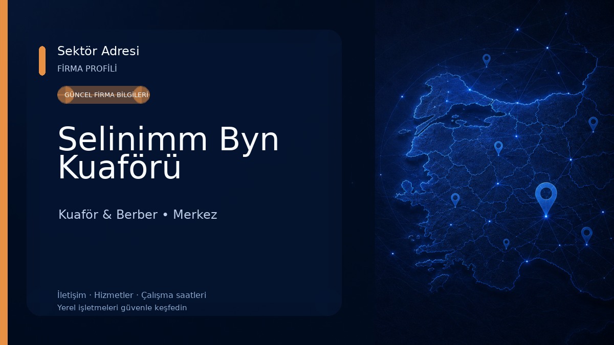 Selinimm Byn Kuaförü Kuaför & Berber