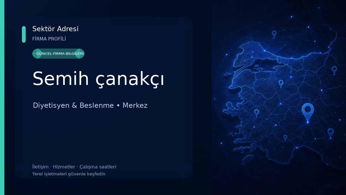 Semih çanakçı Diyetisyen & Beslenme