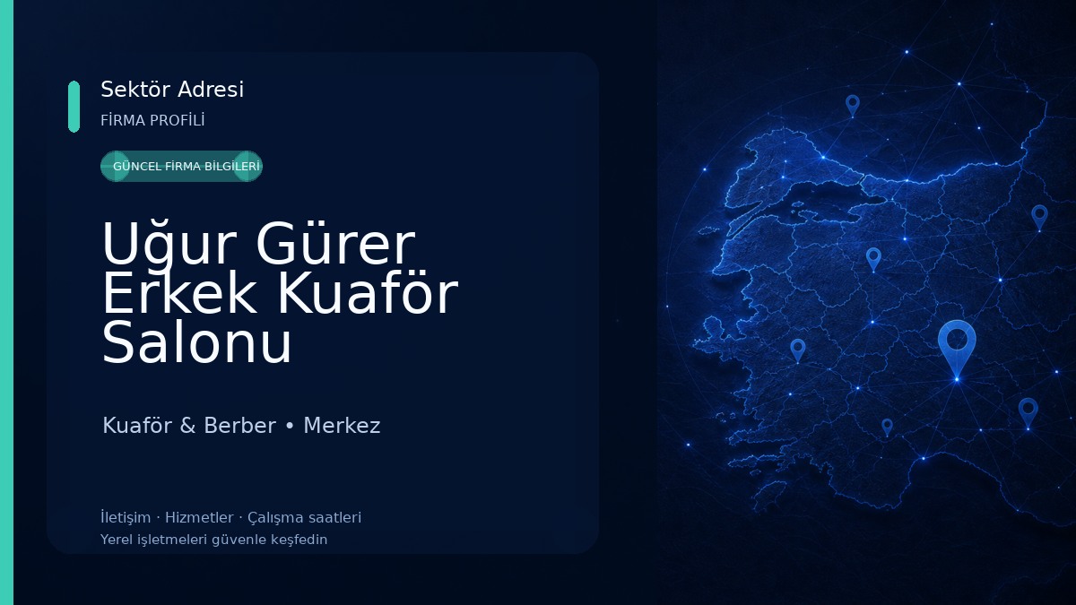 Uğur Gürer Erkek Kuaför Salonu Kuaför & Berber