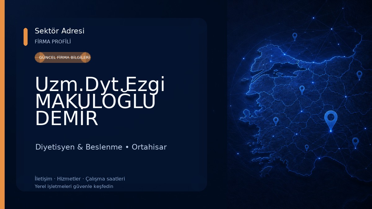 Uzm.Dyt.Ezgi MAKULOĞLU DEMİR Diyetisyen & Beslenme