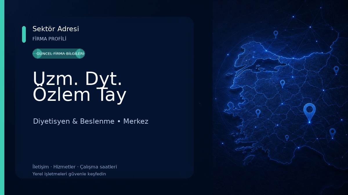 Uzm. Dyt. Özlem Tay 