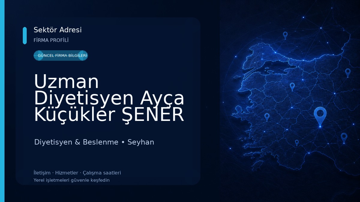 Uzman Diyetisyen Ayça Küçükler ŞENER