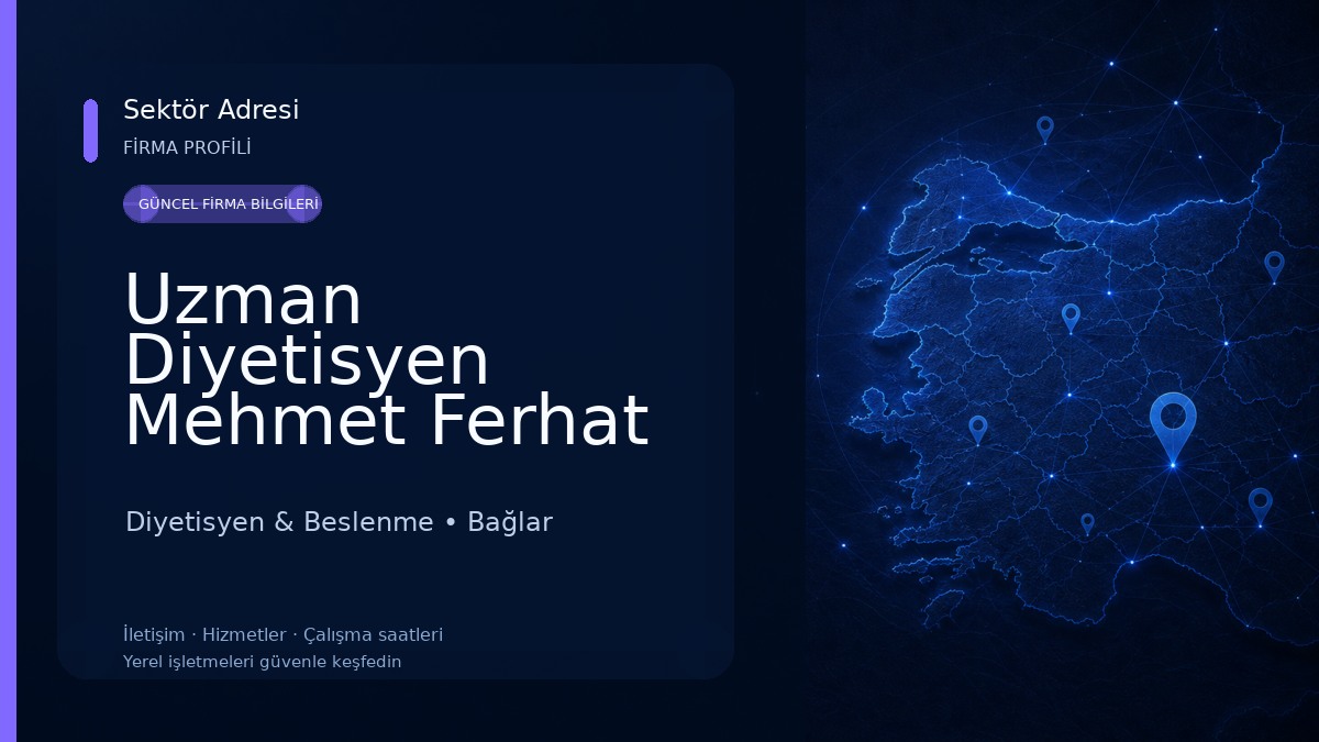 Uzman Diyetisyen Mehmet Ferhat ESER Diyetisyen & Beslenme