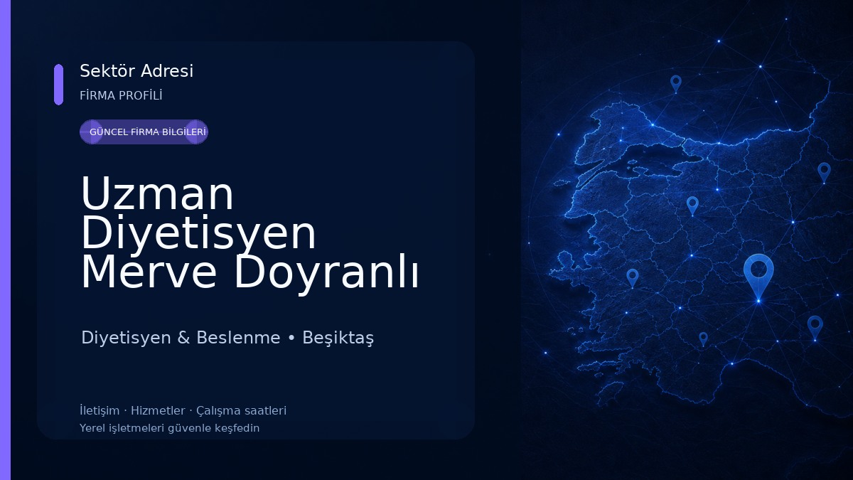 Uzman Diyetisyen Merve Doyranlı Kılıç Diyetisyen & Beslenme
