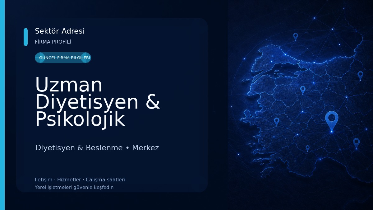 Uzman Diyetisyen & Psikolojik Danışman Merve Şimşek Diyetisyen & Beslenme