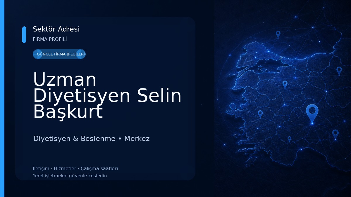 Uzman Diyetisyen Selin Başkurt Diyetisyen & Beslenme