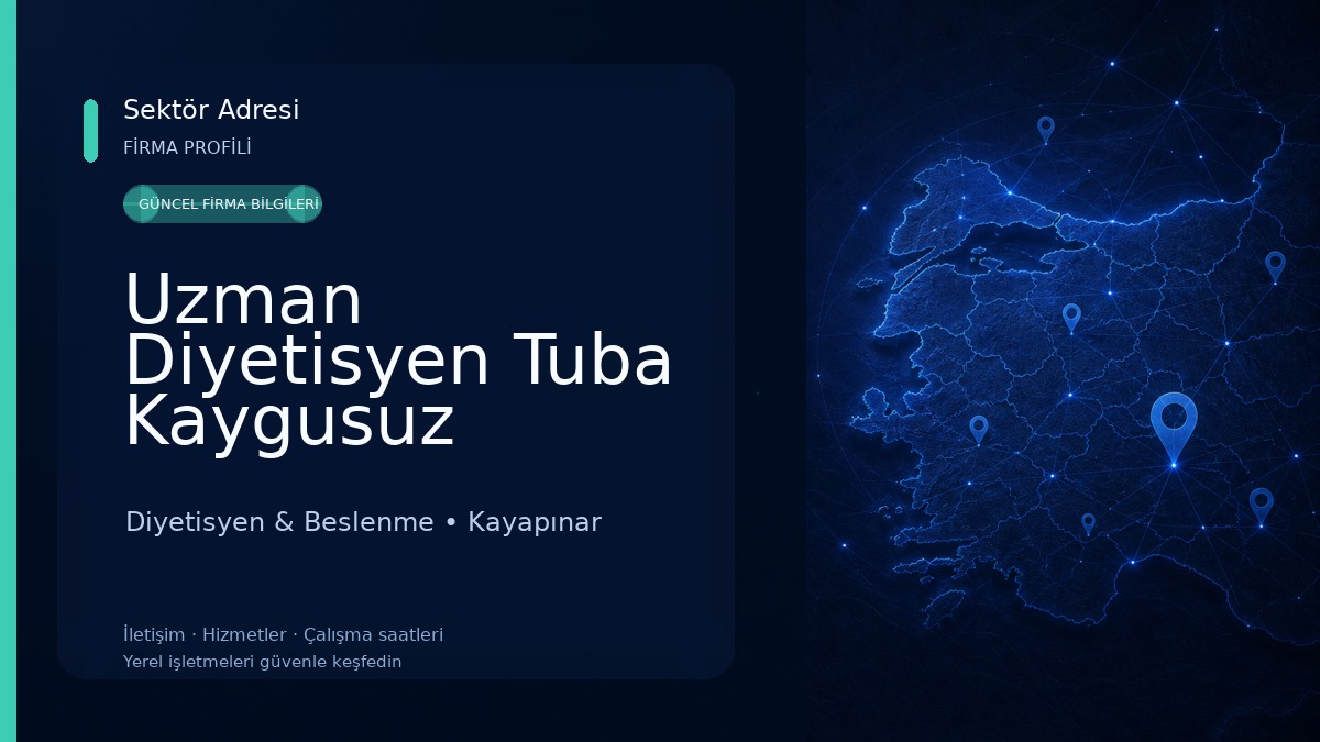 Uzman Diyetisyen Tuba Kaygusuz Diyetisyen & Beslenme