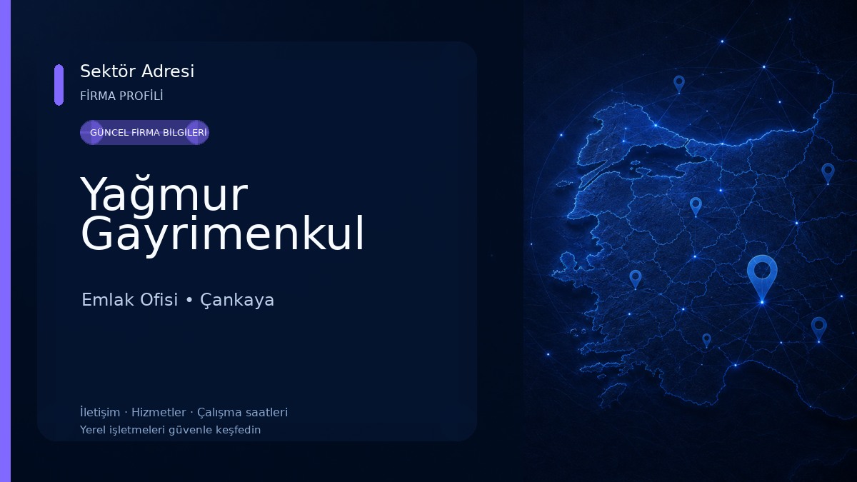 Yağmur Gayrimenkul Emlak Ofisi