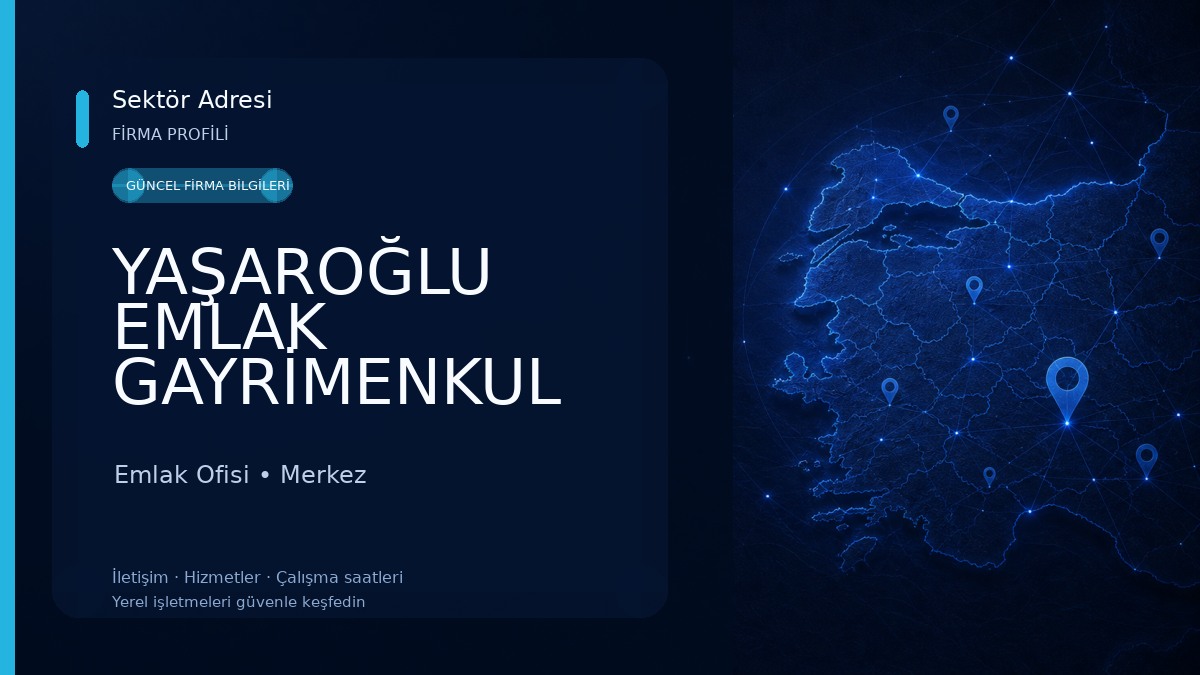 YAŞAROĞLU EMLAK GAYRİMENKUL BURDUR Emlak Ofisi