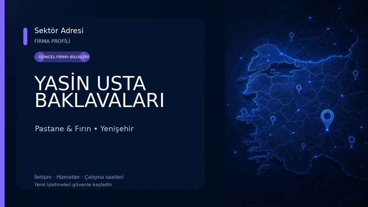 YASİN USTA BAKLAVALARI Pastane & Fırın