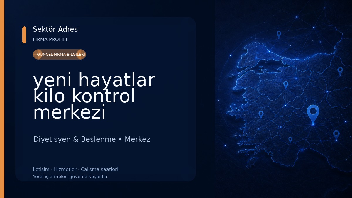 yeni hayatlar kilo kontrol merkezi Diyetisyen & Beslenme