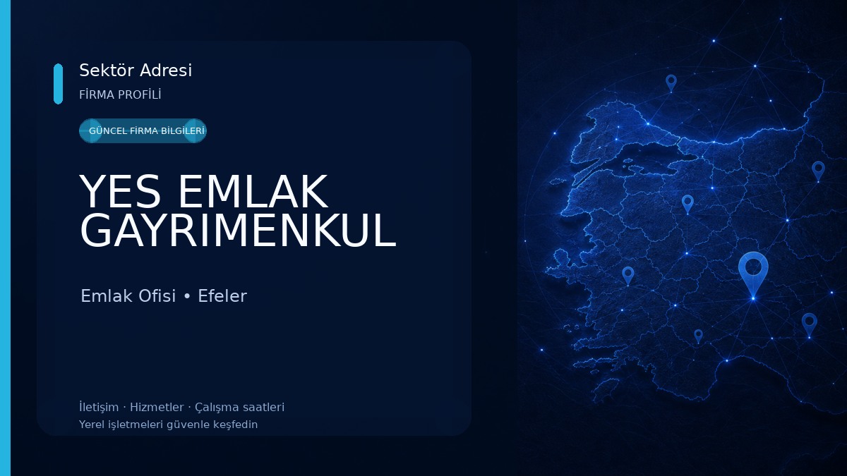 YES EMLAK GAYRIMENKUL Emlak Ofisi