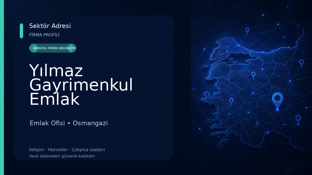 Yılmaz Gayrimenkul Emlak Danışmanlığı Emlak Ofisi