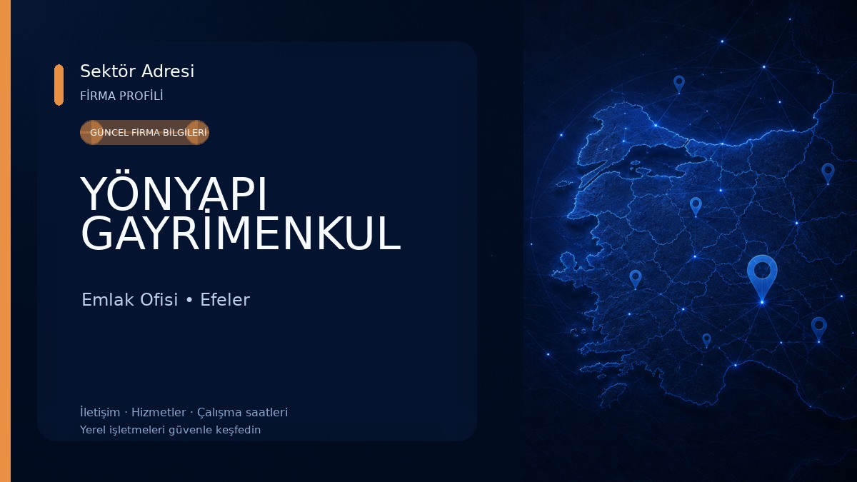 YÖNYAPI GAYRİMENKUL Emlak Ofisi